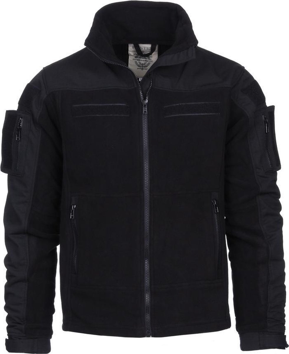 101 INC - Combat fleece vest (kleur: Zwart / maat: XL)