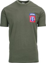 Fostex Garments - T-shirt 82nd Airborne (kleur: Groen / maat: M)
