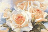 Borduurpakket White Roses - Alisa