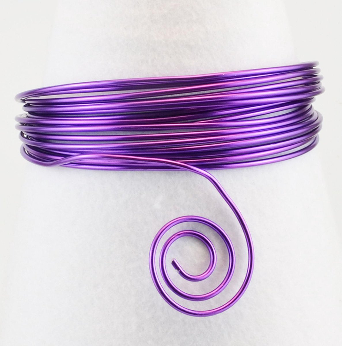 Vaessen Creative Aluminium Draad - 4mm - 10m - Lila