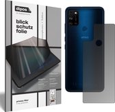 dipos I Privacy-Beschermfolie mat compatibel met Wiko View5 Plus Achterkant Privacy-Folie screen-protector Privacy-Filter (expres kleiner dan het glas omdat het gebogen is)