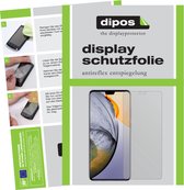 dipos I 6x Beschermfolie mat compatibel met Vivo S7 5G Folie screen-protector (expres kleiner dan het glas omdat het gebogen is)