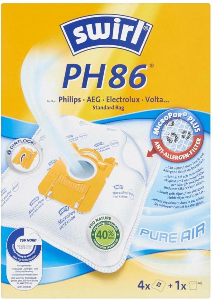 Dparts PH99 Sacs d' Sacs d'aspirateur - 10 pièces - Philips s-bag