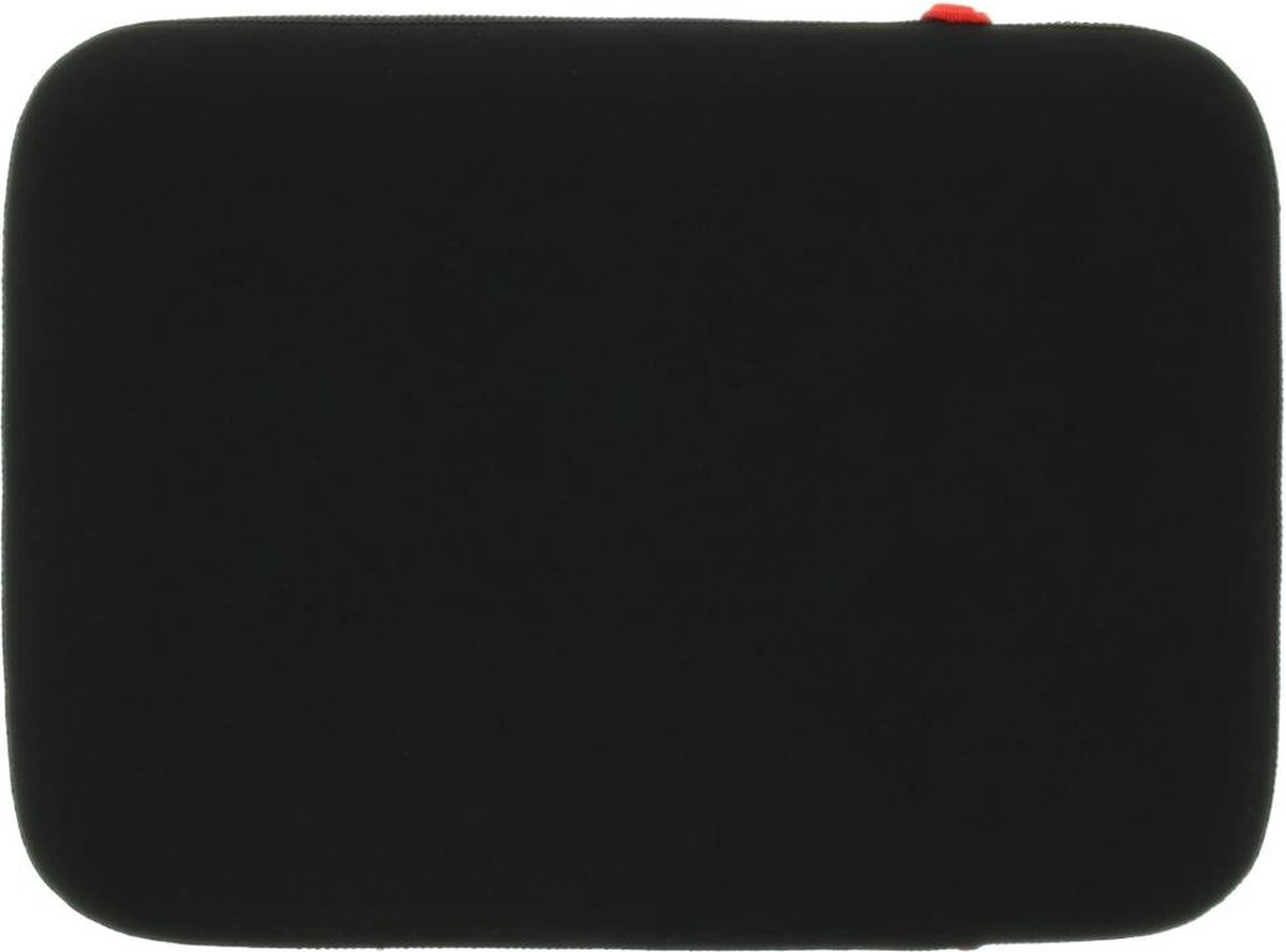 Universele neopreen laptop sleeve 14-17 inch, licht, flexibel, duurzaam, slank design, rood accent - Afbeelding 2
