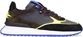 Floris Van Bommel 16486 Lage sneakers - Leren Sneaker - Heren - Blauw - Maat 43⅓