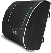 Rugsteun - Zinaps Lumbalis Kussen Back Kussen Voor Kantoorstoel Memory Foam Lumbale Ondersteuning Terug Ondersteuning Kussen Zwart (WK 02132)