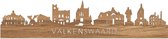 Skyline Valkenswaard Eikenhout - 120 cm - Woondecoratie - Wanddecoratie - Meer steden beschikbaar - Woonkamer idee - City Art - Steden kunst - Cadeau voor hem - Cadeau voor haar - Jubileum - Trouwerij - WoodWideCities