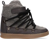 Bear & Mees B&m Snowboats Veterboots - Laarzen Met Veters - Meisjes - Grijs - Maat 34