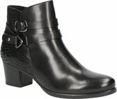 Caprice Dames Half laarsje 9-9-25306-25 019 zwart G-breedte Maat: 37.5 EU