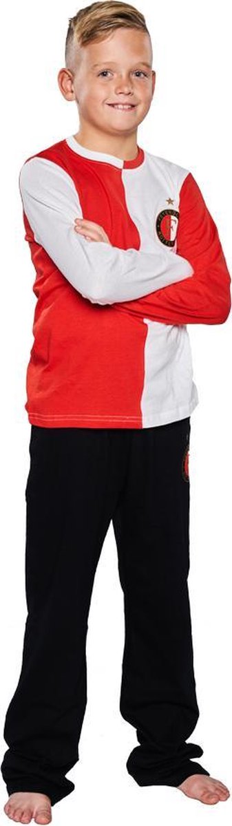 Feyenoord Pyjama, rood/wit (128)