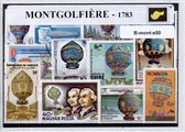 Montgolfiere 1783 – Luxe postzegel pakket (A6 formaat) - collectie van verschillende postzegels van Montgolfiere – kan als ansichtkaart in een A6 envelop. Authentiek cadeau - kado