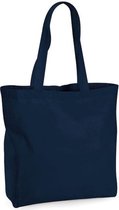 Organic Premium Cotton Maxi Bag (Donker Blauw)