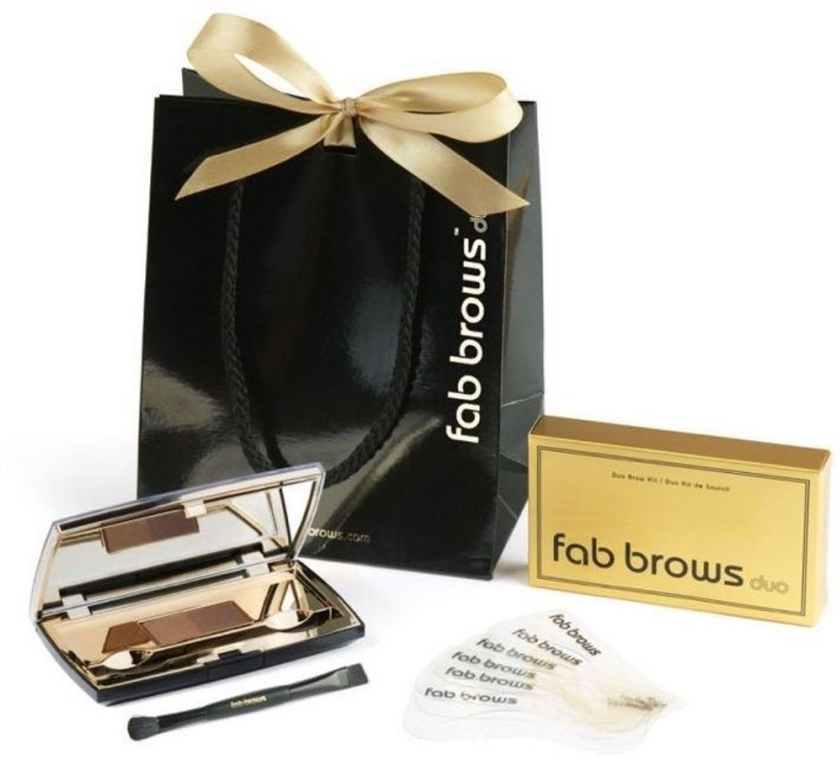 Fab Brows - DUO WENKBRAUWKIT Light Brown/Medium Brown