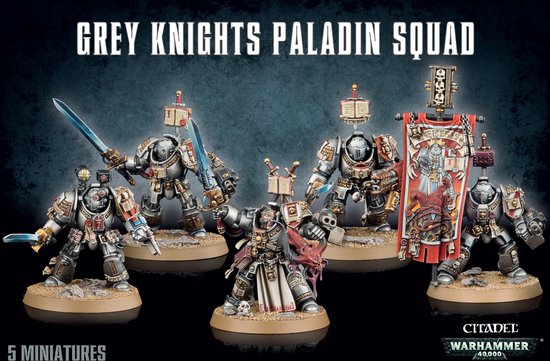 Thumbnail van een extra afbeelding van het spel Grey Knights Paladin Squad