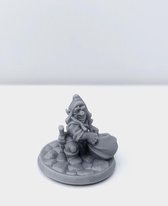 3D Printed Miniature - Gnome Male 01 - Dungeons & Dragons - Hero of the Realm KS