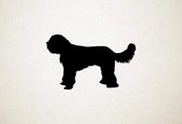 Cavapoo - Silhouette hond - XS - 18x29cm - Zwart - wanddecoratie
