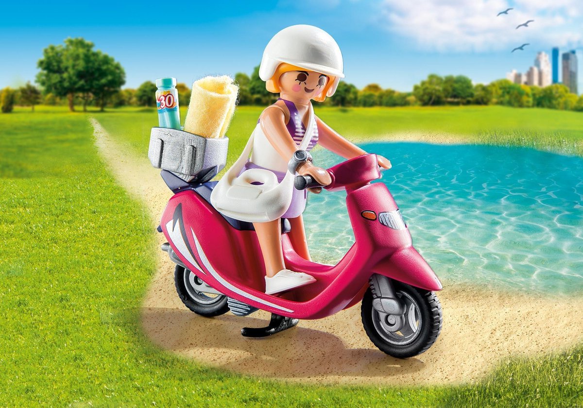 PLAYMOBIL Zomers meisje met scooter  - 9084 — afbeelding 5