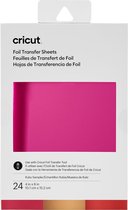 Cricut Folietransfervellen 10x15cm – Ruby (24 vellen)