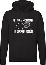 Ik ga zwemmen in Bacardi Lemon Hoodie | Bacardi Limon | Mart Hoogkamer | Trui | Sweater | Unisex