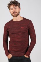 Gabbiano Trui Trui Melange In Raglanmouw 611714 Burnt Red 407 Mannen Maat - XXL