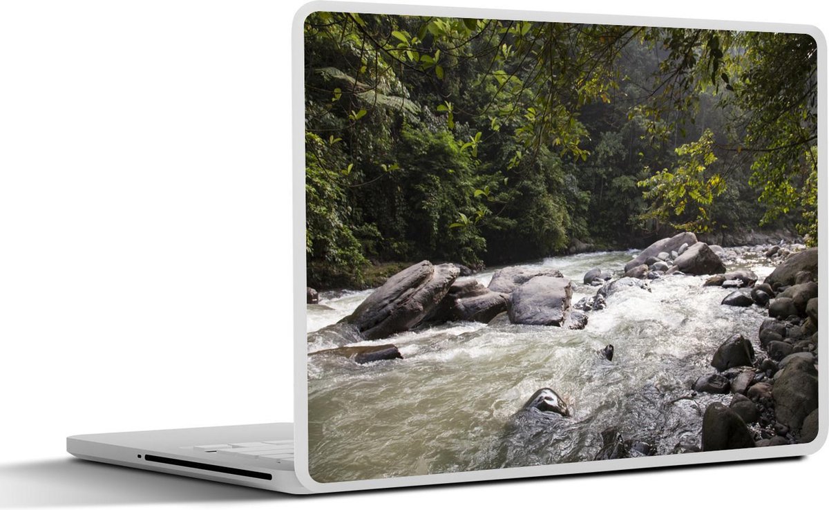Afbeelding van product SleevesAndCases  Laptop sticker - 10.1 inch - Bahorokrivier bij het Indonesische park Gunung Leuser in Azië