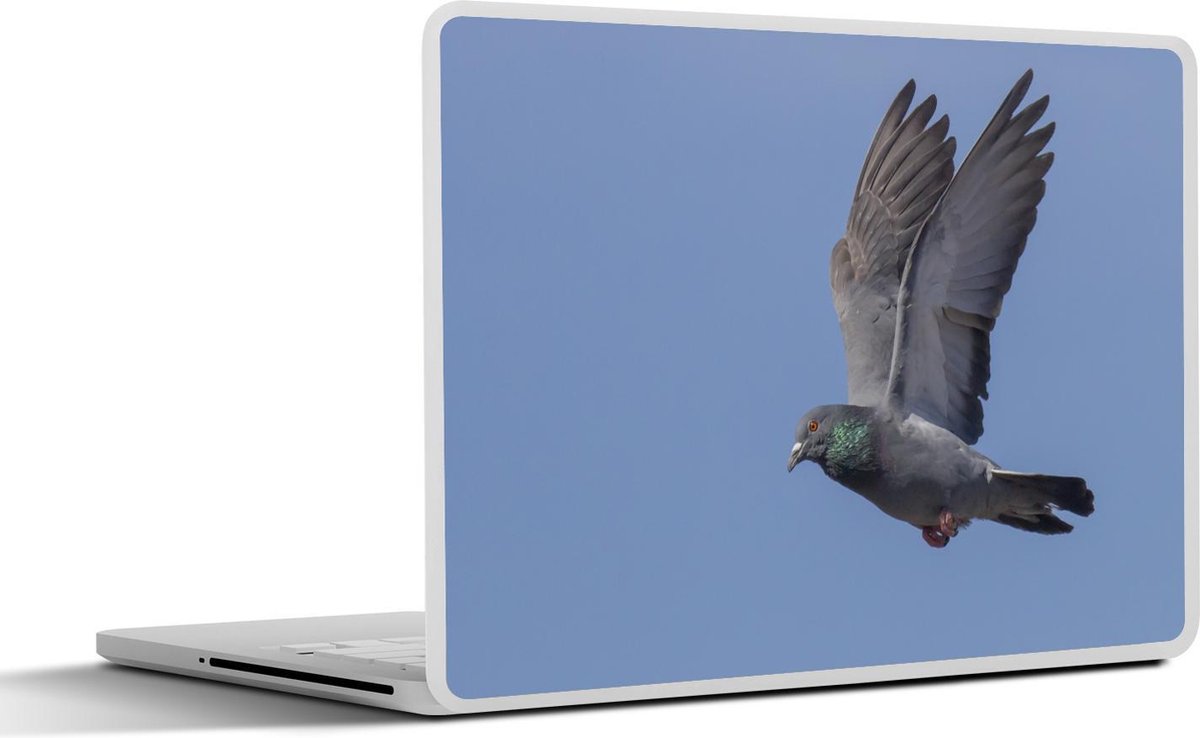 Afbeelding van product SleevesAndCases  Laptop sticker - 17.3 inch - Duif - Vogel - Lucht