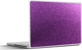 Laptop sticker - 11.6 inch - Glitter - Roze - Design - Abstract - 30x21cm - Laptopstickers - Laptop skin - Cover