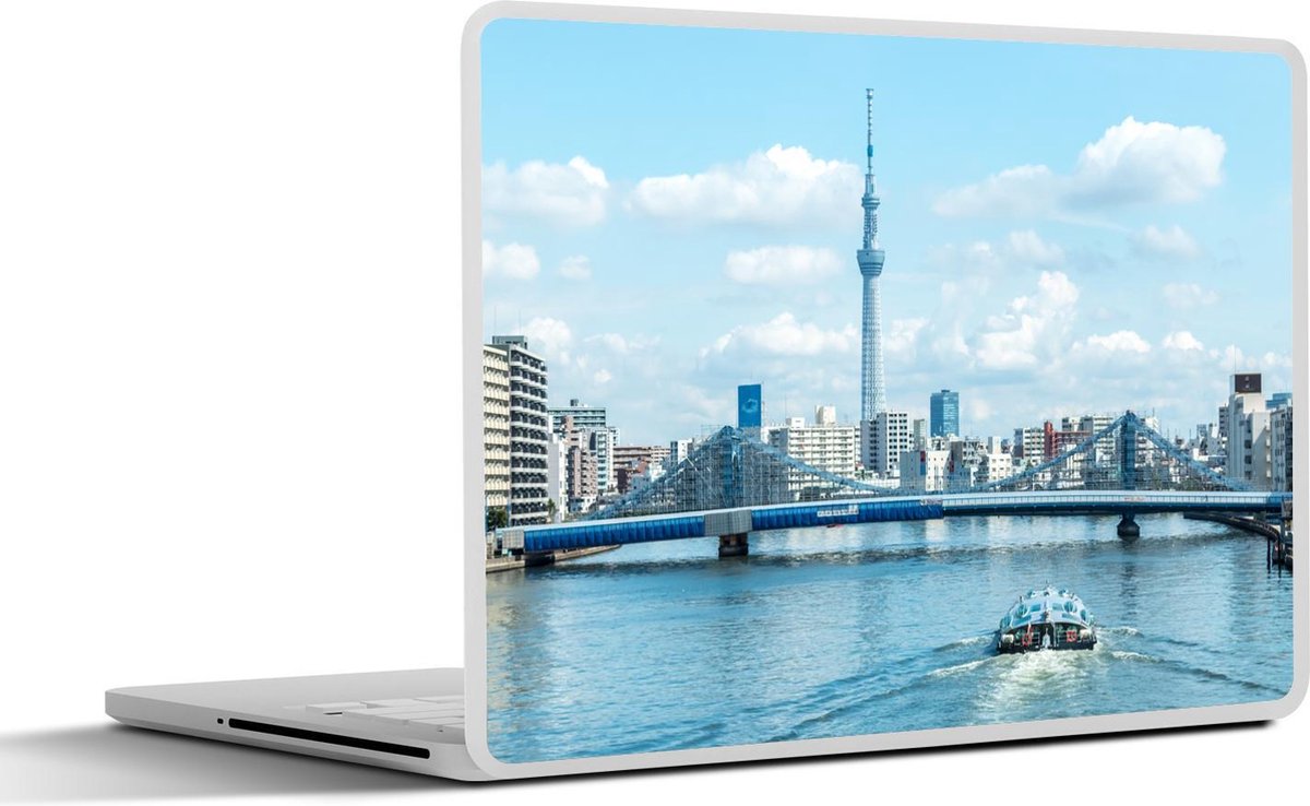 Afbeelding van product SleevesAndCases  Laptop sticker - 13.3 inch - Toren - Water - Japan - Tokyo - Skytree