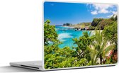 Laptop sticker - 10.1 inch - Tropische palmbomen voor het uizicht op Maui - 25x18cm - Laptopstickers - Laptop skin - Cover