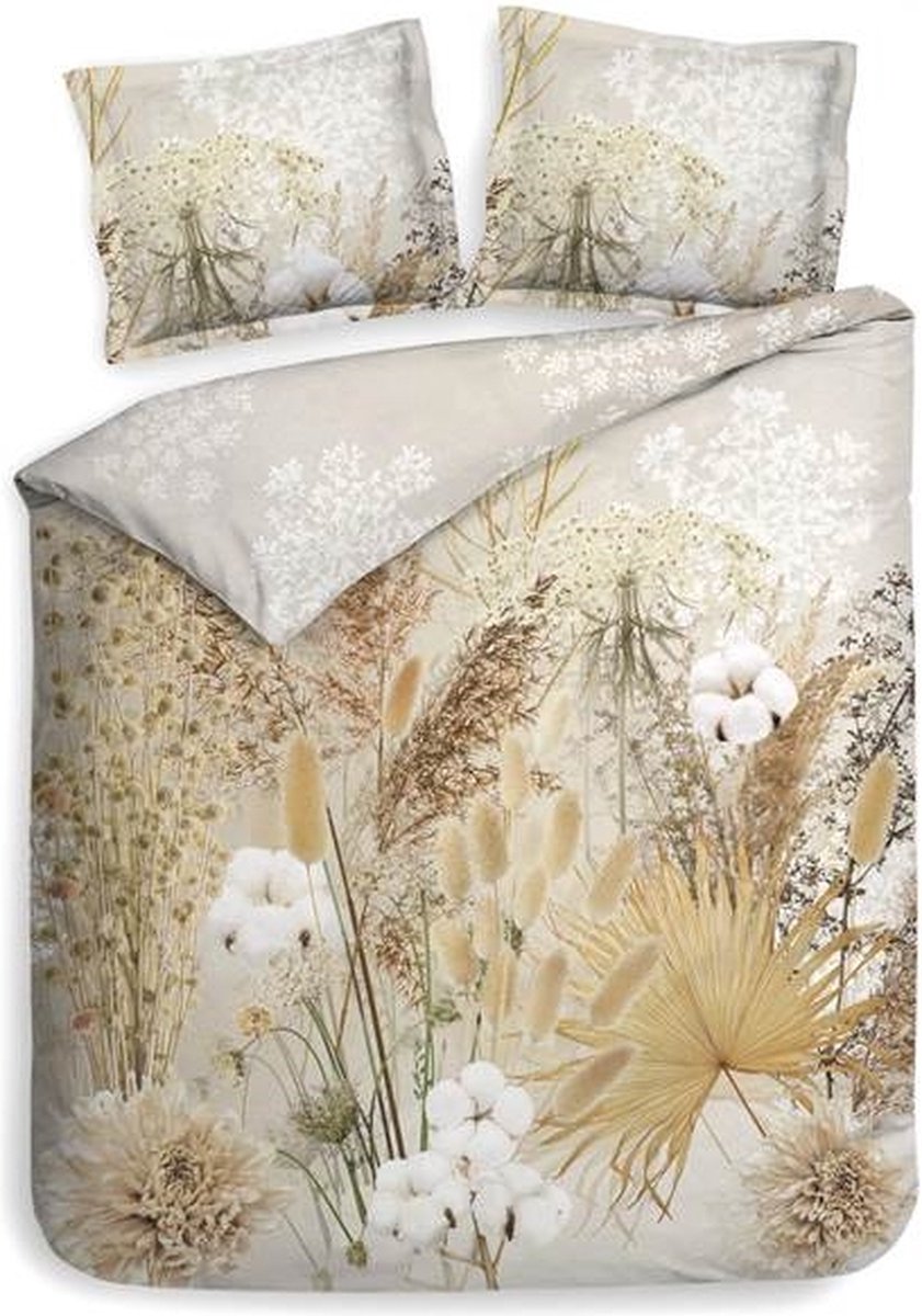 Heckett & Lane Balko Dekbedovertrek - Eenpersoons - 140x200/220 cm - Morning Natural