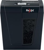Rexel Secure X8 Stille Papierversnipperaar voor Thuis/Thuiswerken - P-4 Snippers - Invoer tot 8 Vellen - Vernietigt Documenten, Nietjes En Paperclips - Opvangbak Van 14 Liter - Zwart