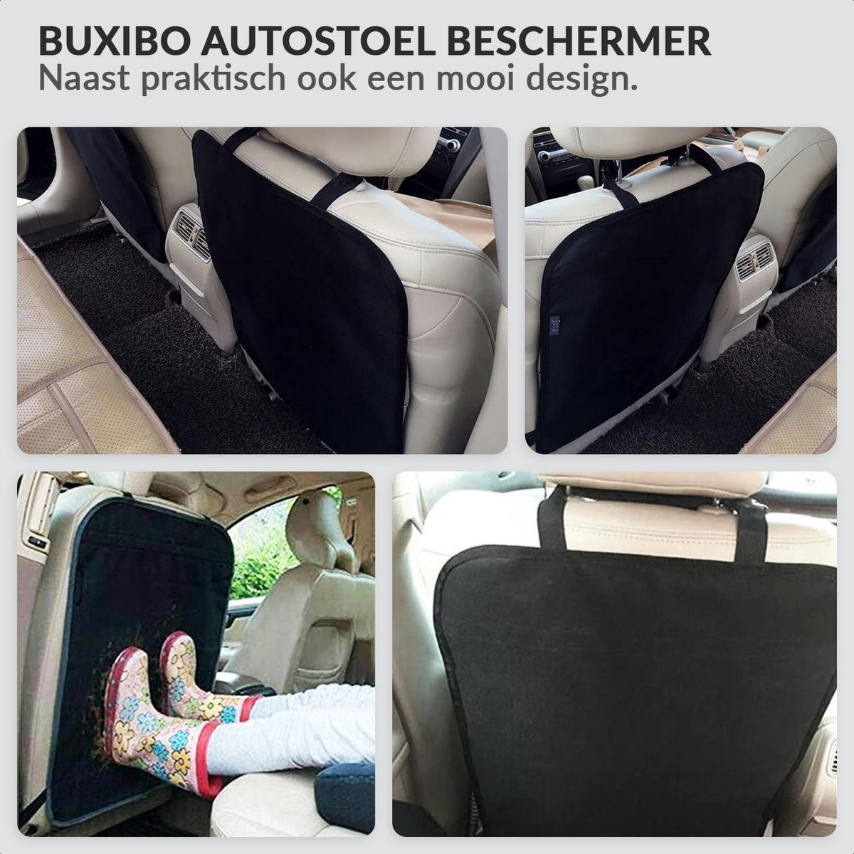 Buxibo Auto Stoelbeschermer - Auto Stoelhoes - Achterkant Autostoel | bol.com