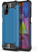 Armor Hybrid Samsung Galaxy A52 (4G & 5G) / A52s Hoesje - Blauw