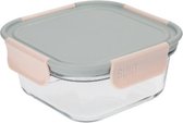 Built Ny Lunchbox Mindful 300 Ml 12,5 X 6 Cm Glas Grijs/roze
