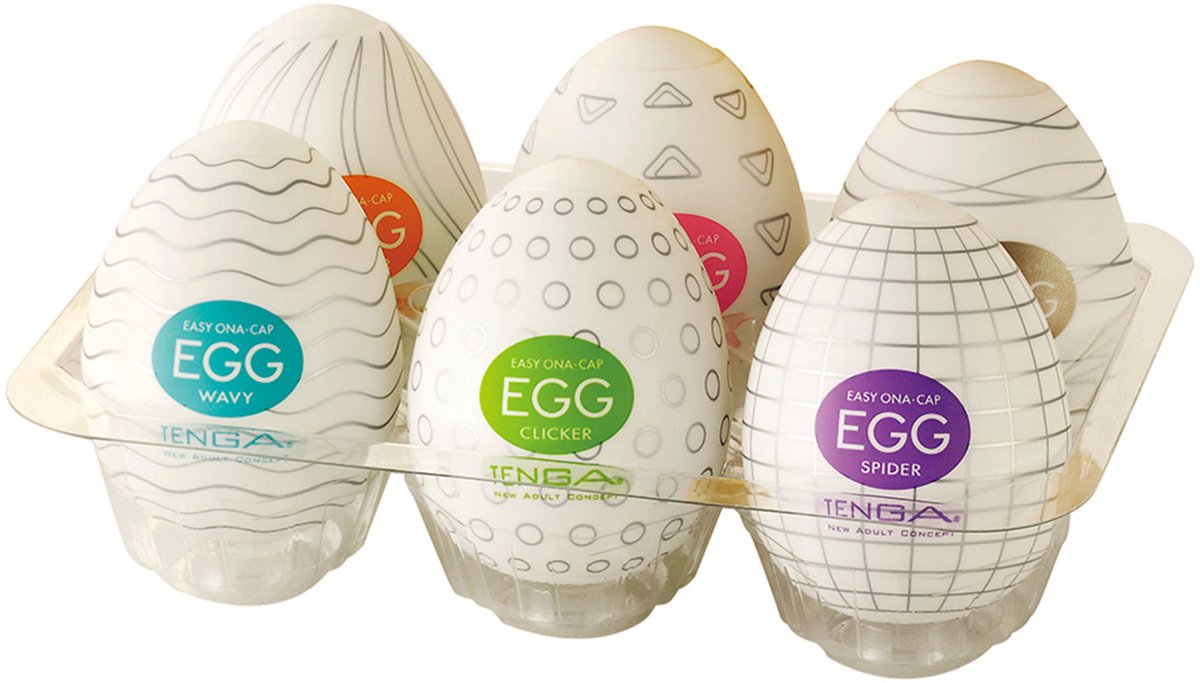 Tenga Egg - 6 Stuks - Wit
