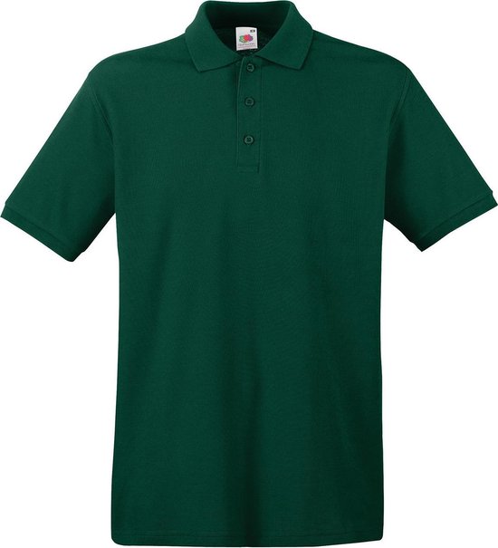 Donkergroen polo shirt premium van katoen voor heren - Polo t-shirts voor  heren XL (EU 54) | bol.com