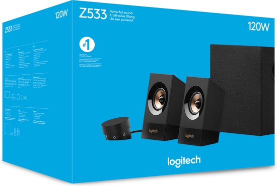 Logitech Z533 - Multimedia Speakers - Zwart