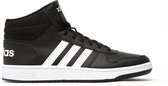 Adidas Hoops 2.0 Mid Sneakers Zwart/Wit Heren - Maat 47