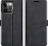 Cazy Wallet TPU Hoesje geschikt voor iPhone 13 Pro - Zwart