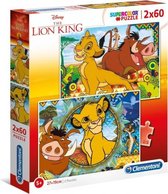 legpuzzel The Lion King 60 stukjes 2 stuks
