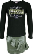 Babes & Binkies Setje Bonjour groen Kids Zwart, Groen - Maat 152/158