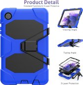 Tablet Hoes geschikt voor Samsung Galaxy Tab A7 Lite - Extreme Armor Case - Blauw