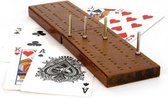 kaartspel cribbage met houten scorebord
