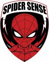 kussen Spiderman polyester 35 x 35 cm rood/zwart/wit