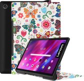 Tablet Hoes geschikt voor Lenovo Yoga Tab 11 (2021) - Tri-Fold Book Case - Vlinders