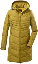 Winterparka dames gewatteerd geel - maat 38