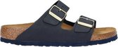 Birkenstock Arizona Dames Slippers Midnight Narrow-fit |  Blauw | Nubuck | Maat 39