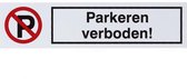 Sticker Parkeren verboden d5057