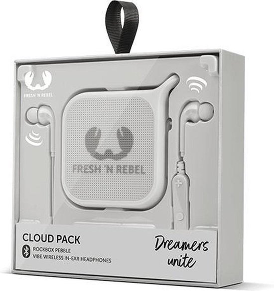 Mono draadloze speaker Fresh ’n Rebel Ruby Pack grijs, ingebouwde accu 5 uur, USB, Bluetooth, smartphone geschikt