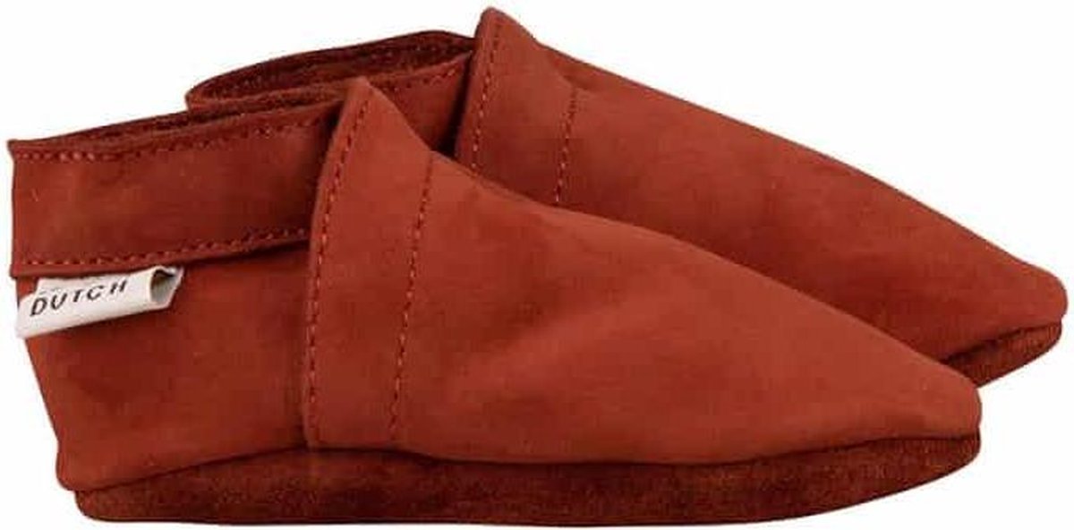Baby Dutch babyslofjes nubuck Urban Roest